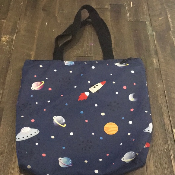 To the Moon - Kids tote Bag - Space Theme - Picture 1 of 3